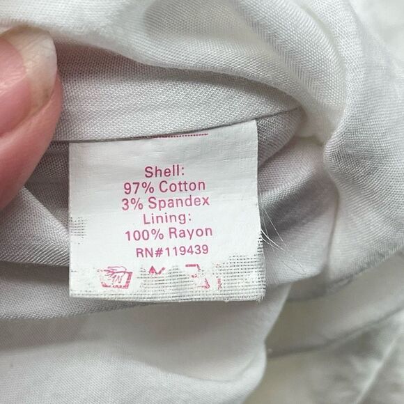 JB By Julie Brown Womens Embroidered tunic Dress Sleeveless Lined Cream Gold 6 - Picture 6 of 12